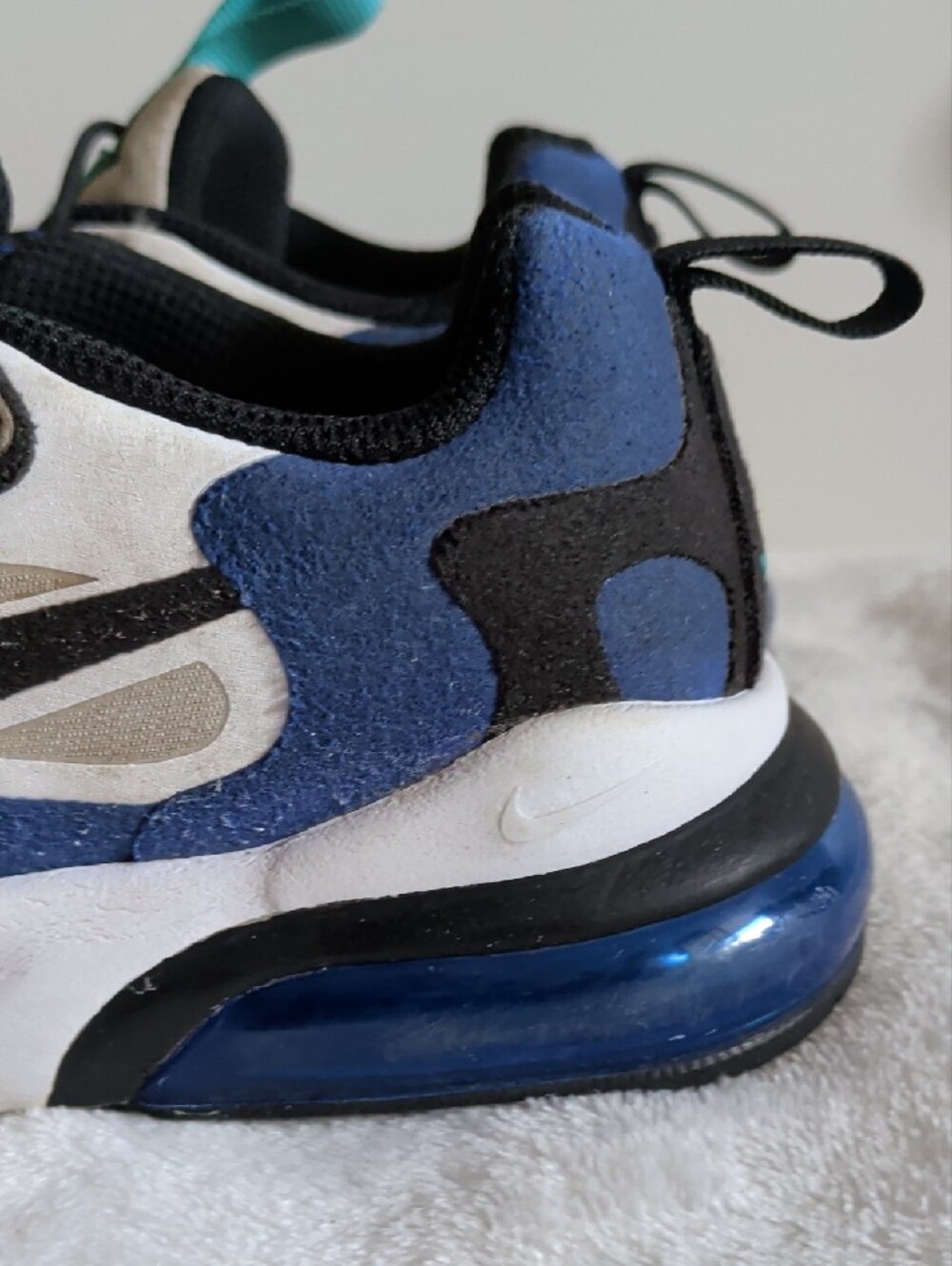 Nike Kids Blue, Black and Teal Air Bubble Sneakers - Picture 4 of 11